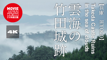 兵庫　雲海の竹田城跡