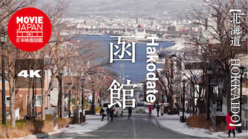 北海道　冬の函館港